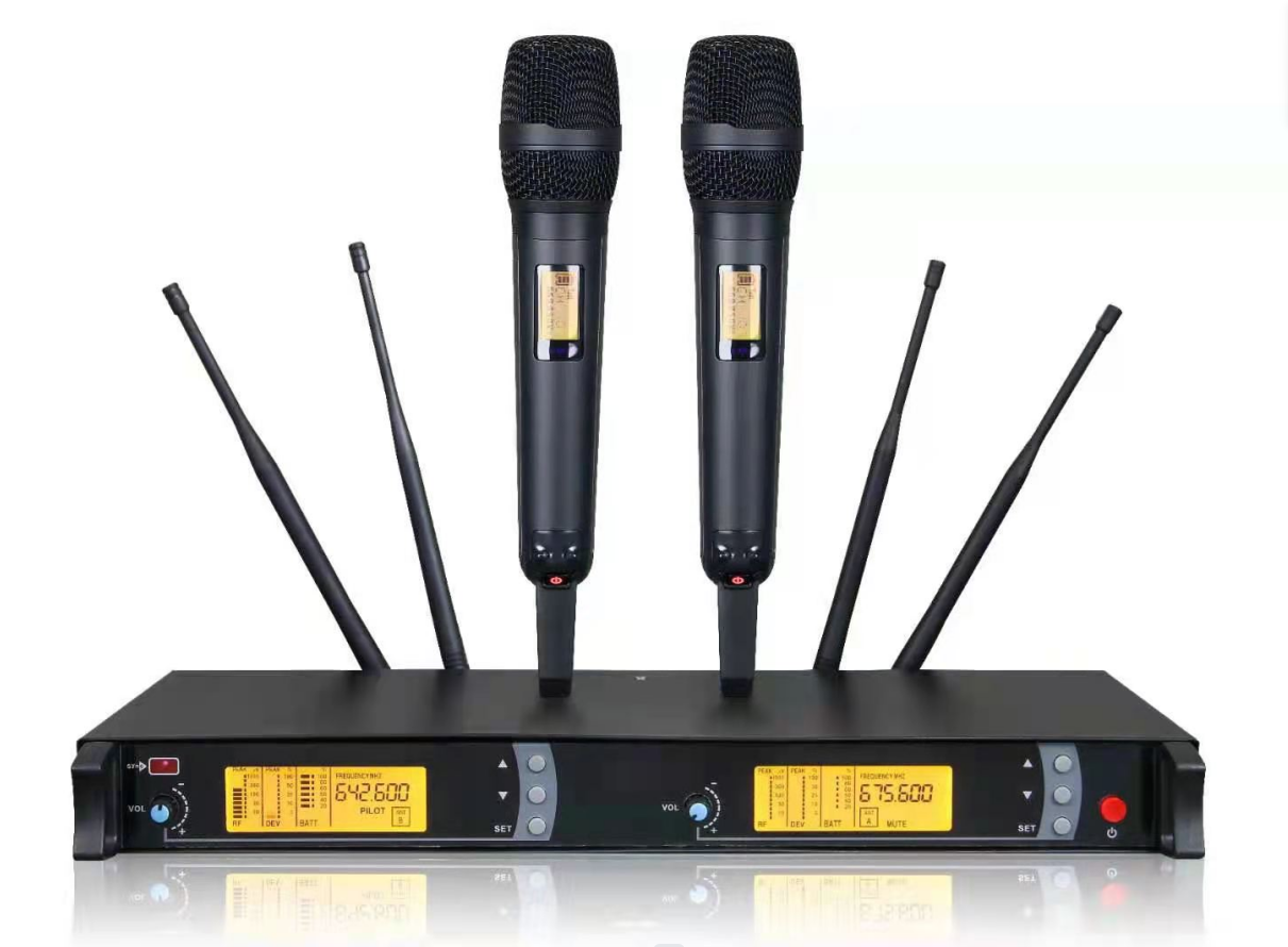 UHF MS2 wireless microphone